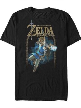 The Legend Of Zelda Breath Of The Wild Graphic Print Short Sleeve Tee
